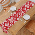 Xmas Nordic Knitted Pattern Print Table Runner