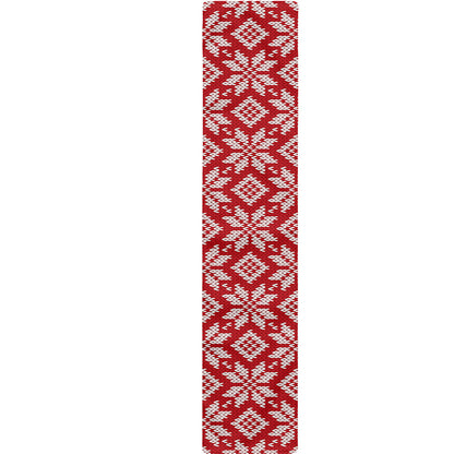 Xmas Nordic Knitted Pattern Print Table Runner