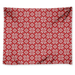 Xmas Nordic Knitted Pattern Print Tapestry