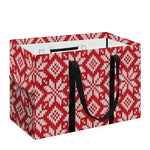 Xmas Nordic Knitted Pattern Print Utility Tote Bag