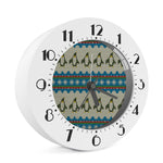 Xmas Penguin Pattern Print Alarm Clock