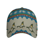 Xmas Penguin Pattern Print Baseball Cap