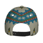 Xmas Penguin Pattern Print Baseball Cap