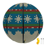 Xmas Penguin Pattern Print Basketball