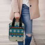 Xmas Penguin Pattern Print Bible Tote Bag