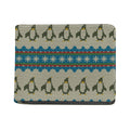 Xmas Penguin Pattern Print Bifold Wallet
