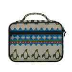 Xmas Penguin Pattern Print Briefcase Bible Bag