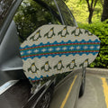 Xmas Penguin Pattern Print Car Side Mirror Covers