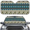 Xmas Penguin Pattern Print Car Windshield Sun Shade