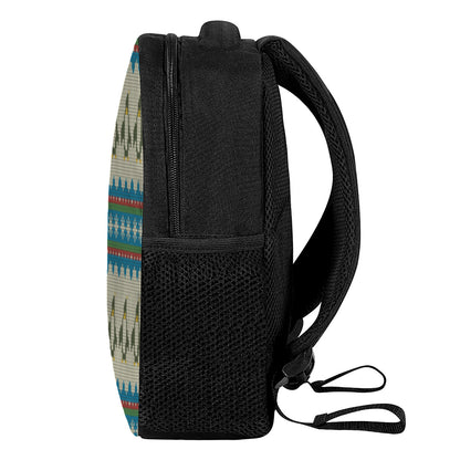 Xmas Penguin Pattern Print Casual Backpack