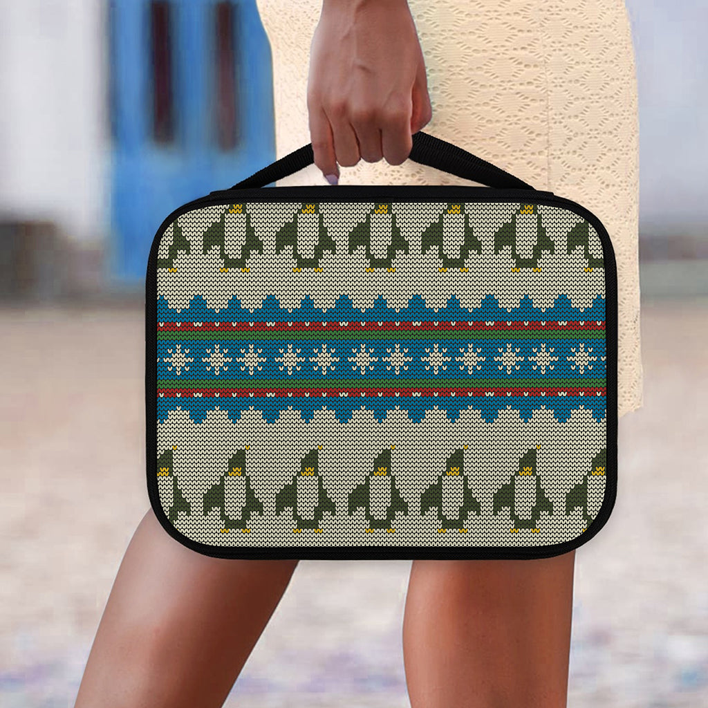 Xmas Penguin Pattern Print Classic Bible Case