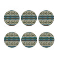 Xmas Penguin Pattern Print Coaster Set