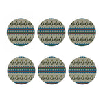 Xmas Penguin Pattern Print Coaster Set