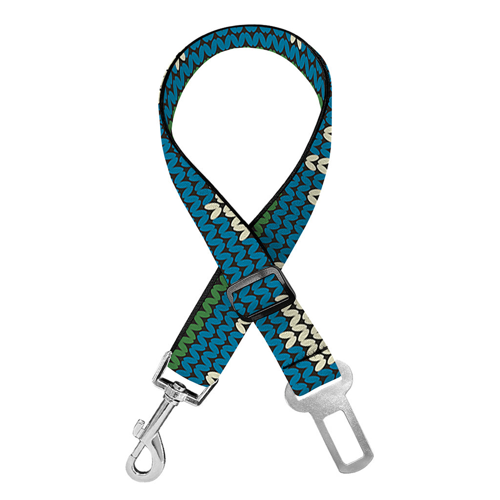 Xmas Penguin Pattern Print Dog Seat Belt