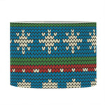 Xmas Penguin Pattern Print Drum Lamp Shade