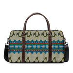 Xmas Penguin Pattern Print Duffle Bag