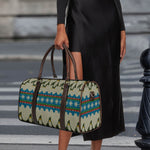 Xmas Penguin Pattern Print Duffle Bag