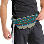 Xmas Penguin Pattern Print Fanny Pack