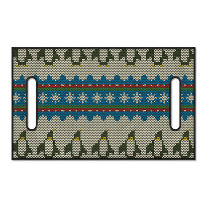 Xmas Penguin Pattern Print Golf Cart Seat Cover