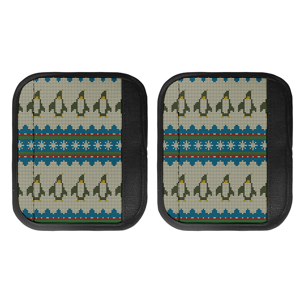 Xmas Penguin Pattern Print Handle Covers
