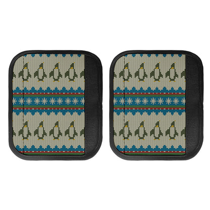 Xmas Penguin Pattern Print Handle Covers