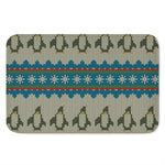 Xmas Penguin Pattern Print Indoor Door Mat