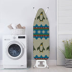Xmas Penguin Pattern Print Ironing Board Cover