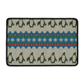 Xmas Penguin Pattern Print Kitchen Mat