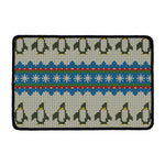 Xmas Penguin Pattern Print Kitchen Mat