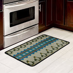 Xmas Penguin Pattern Print Kitchen Mat