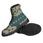 Xmas Penguin Pattern Print Backpack