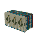 Xmas Penguin Pattern Print Leather Tissue Box Cover