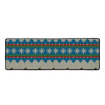 Xmas Penguin Pattern Print Long Kitchen Mat