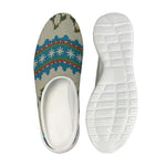 Xmas Penguin Pattern Print Mesh Casual Shoes