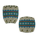 Xmas Penguin Pattern Print Office Chair Cover