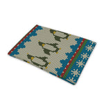 Xmas Penguin Pattern Print Pet Cooling Mat Cover