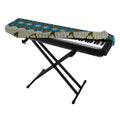 Xmas Penguin Pattern Print Piano Keyboard Cover