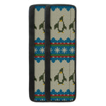 Xmas Penguin Pattern Print Refrigerator Handle Covers