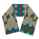 Xmas Penguin Pattern Print Scarf