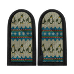 Xmas Penguin Pattern Print Skillet Handle Cover