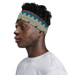 Xmas Penguin Pattern Print Sports Headband