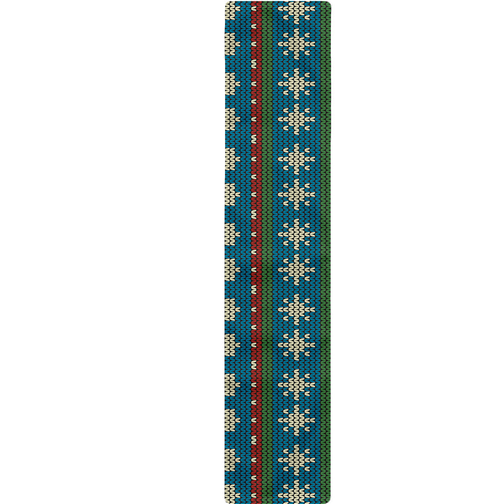 Xmas Penguin Pattern Print Table Runner
