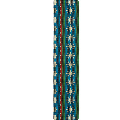 Xmas Penguin Pattern Print Table Runner