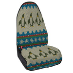 Xmas Penguin Pattern Print Waterproof Car Seat Cover