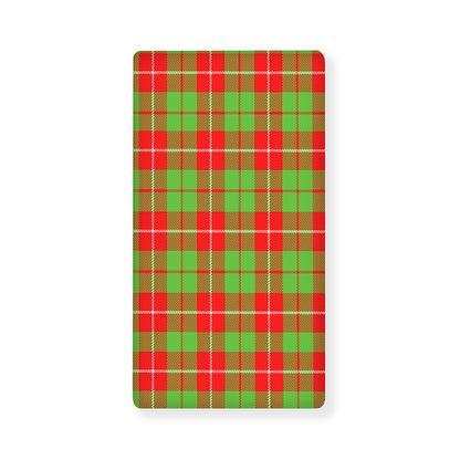 Xmas Plaid Pattern Print Baby Crib Sheet
