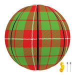 Xmas Plaid Pattern Print Basketball