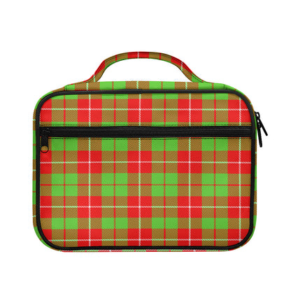 Xmas Plaid Pattern Print Briefcase Bible Bag