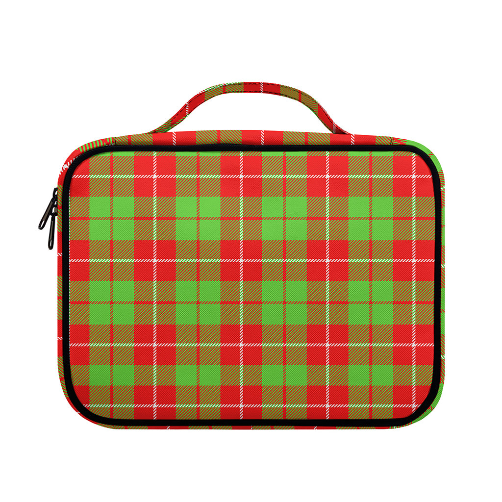 Xmas Plaid Pattern Print Briefcase Bible Bag