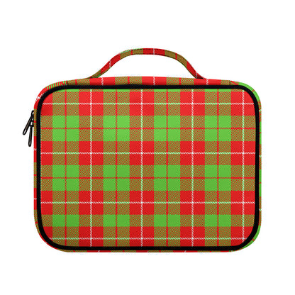 Xmas Plaid Pattern Print Briefcase Bible Bag