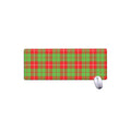 Xmas Plaid Pattern Print Extended Mouse Pad